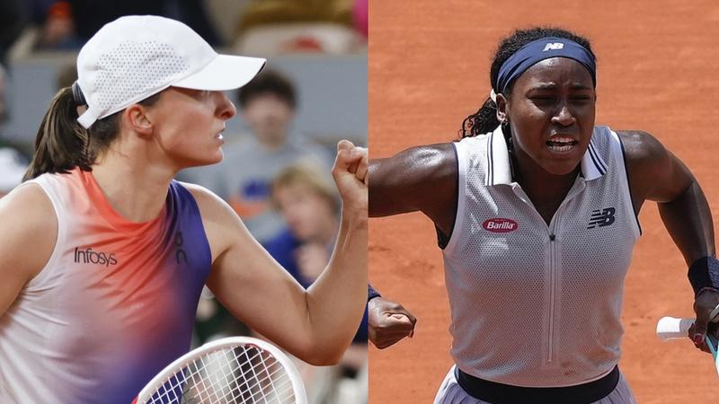 Iga Swiatek vs Coco Gauff in French Open semi finals