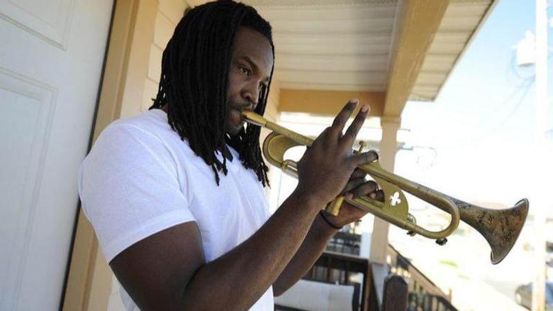 New Orleans musician offers kids trumpets for guns