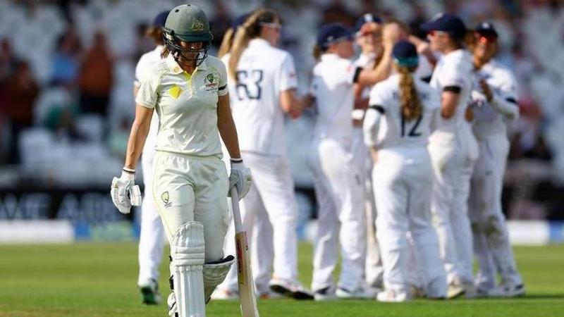 Perry falls for 99 but Australia in command in women's Ashes test