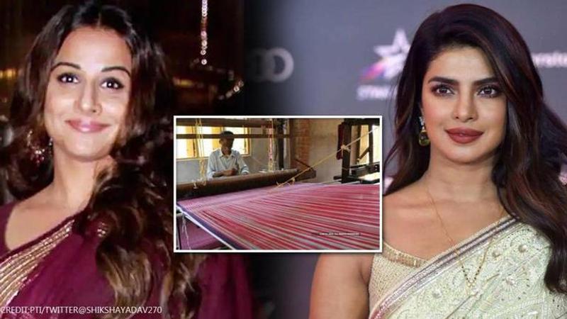 National Handloom Day: Vidya Balan,Priyanka Chopra urge fans to support weavers & artisans