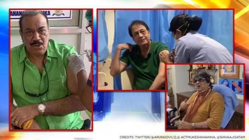 Veterans of TV take COVID-19 vaccine; Arun Govil, Mukesh Khanna express thoughts in video