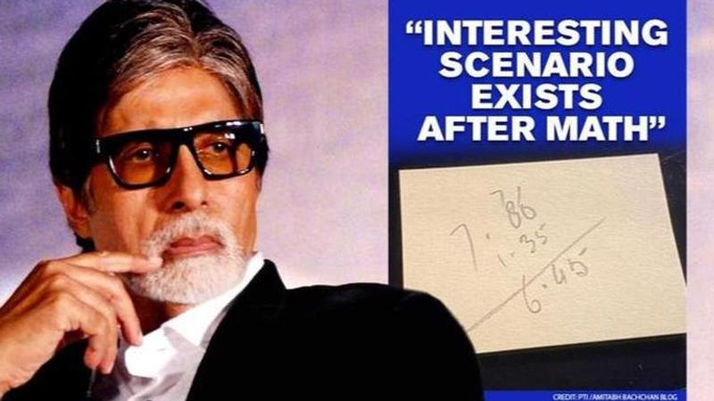 Amitabh Bachchan does maths like 'Std 2' kids to share why Indians are 'privileged ones'