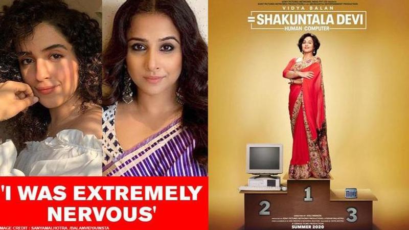 Shakuntala Devi: 'Vidya Balan is a wonderful co-actor' says reel daughter Sanya Malhotra