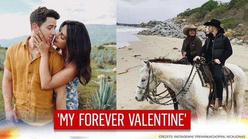 Nick Jonas, Priyanka Chopra surprise each other on Valentine's Day, share love decked pics