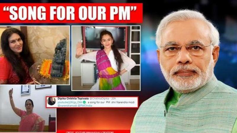 Gujarati actresses, politicians come up with special song for 'corona warriors' & PM Modi