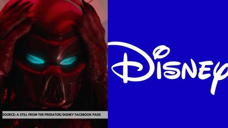 In Picture: Brian A Prince as The Predator and the Disney Logo