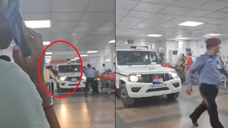 Police Drive SUV Through AIIMS Emergency Ward to Arrest Nursing Officer Accused of Molesting Doctor