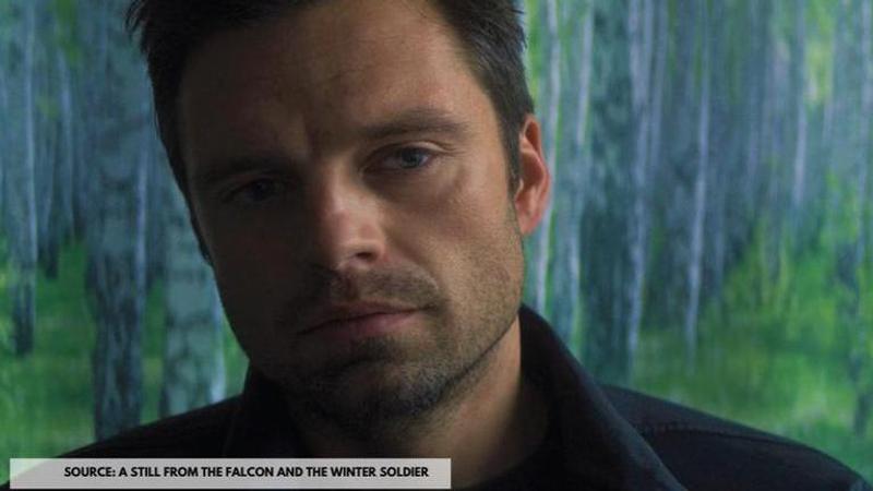 In Pic: Sebastian Stan as Bucky Barnes in the falcon and the winter soldier