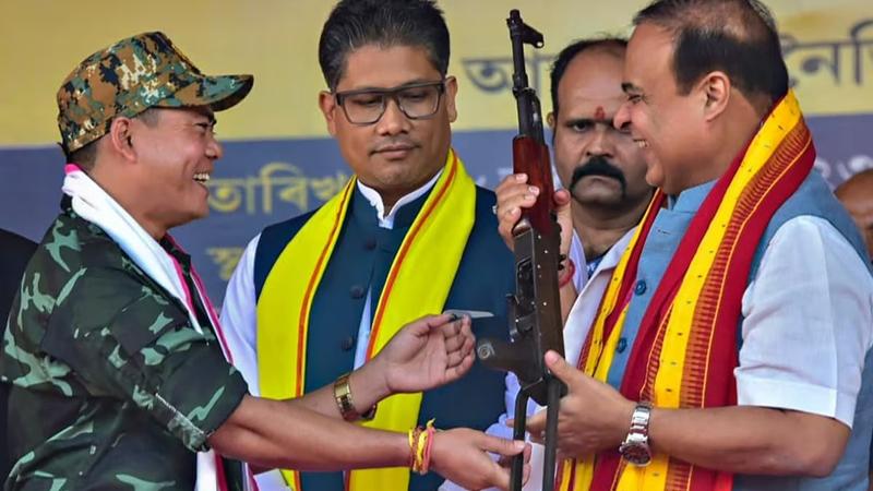 The pro-talk ULFA has now formally disbanded following a historical tripartite accord between it, the Centre and the government of Assam. 