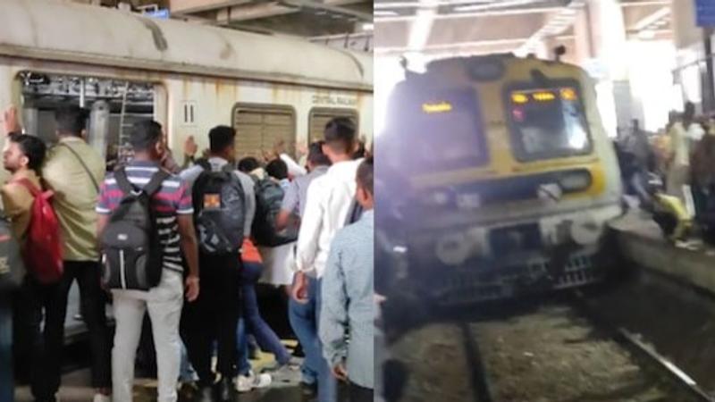 The commuters at Navi Mumbai's Vashi station took a step ahead to save a man trapped beneath the wheels of a suburban train. 