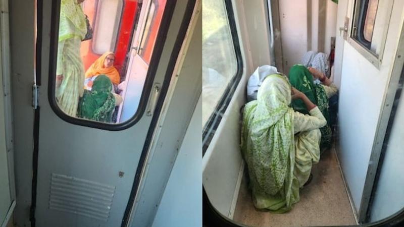 Man With 1AC Ticket Shows Ticketless Passengers on Train