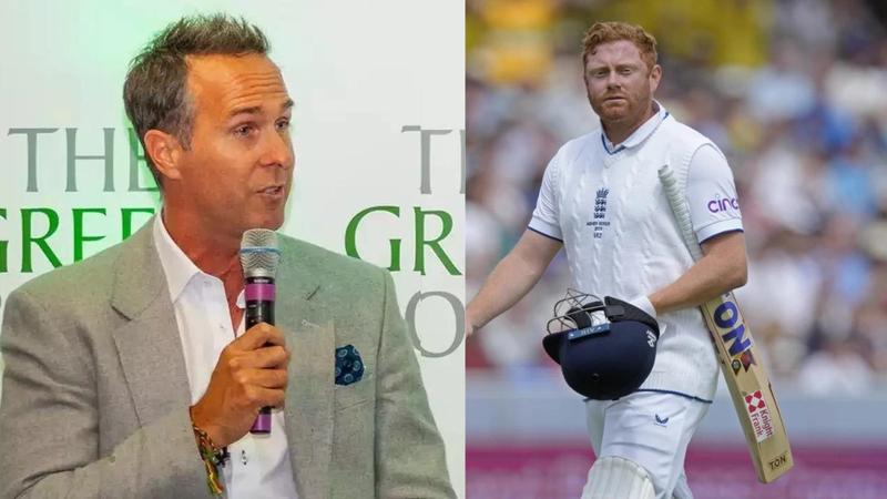 Michael Vaughan and Jonny Bairstow