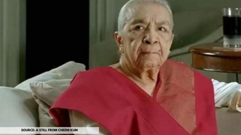 In Imae: Zohra Sehgal as Mrs. Gupta in Cheeni Kum