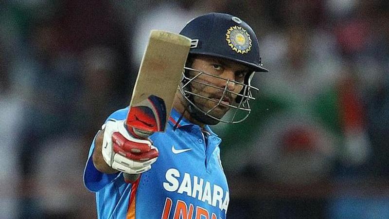 Yuvraj Singh in action for India