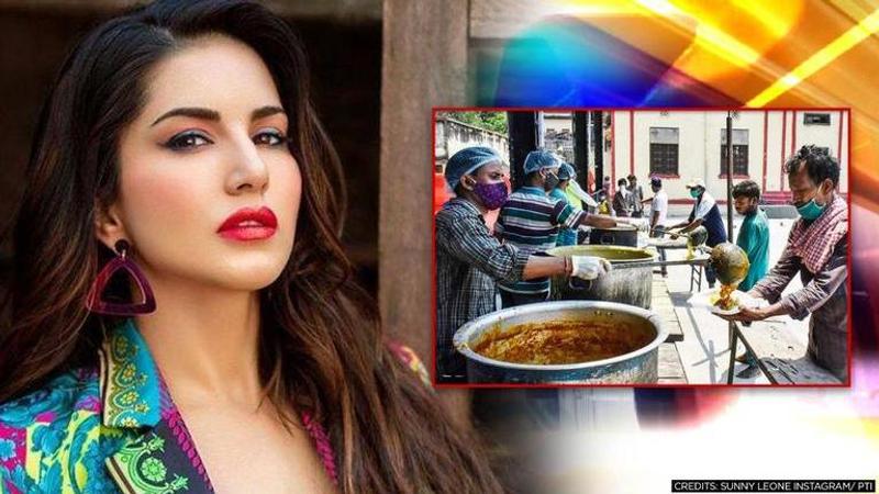 Sunny Leone teams up with PETA to donate 10,000 meals to Delhi migrant workers