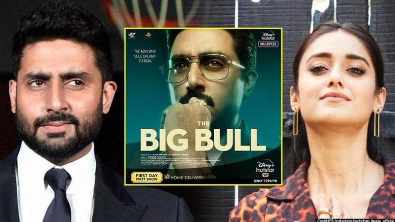 Abhishek Bachchan unveils Ileana D'Cruz' intriguing look from 'The Big Bull'