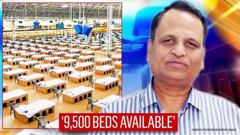 Delhi Health Minister Satyendar Jain says '40% beds are occupied, 9500 available'