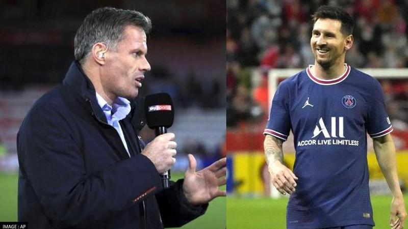 Jamie Carragher and Lionel Messi