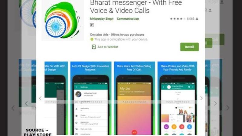 what is the bharat messenger app