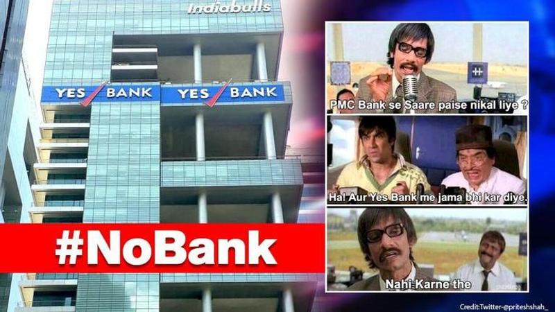 #NoBank: Yes Bank Moratorium leaves netizens dishing out hilarious memes on Twitter