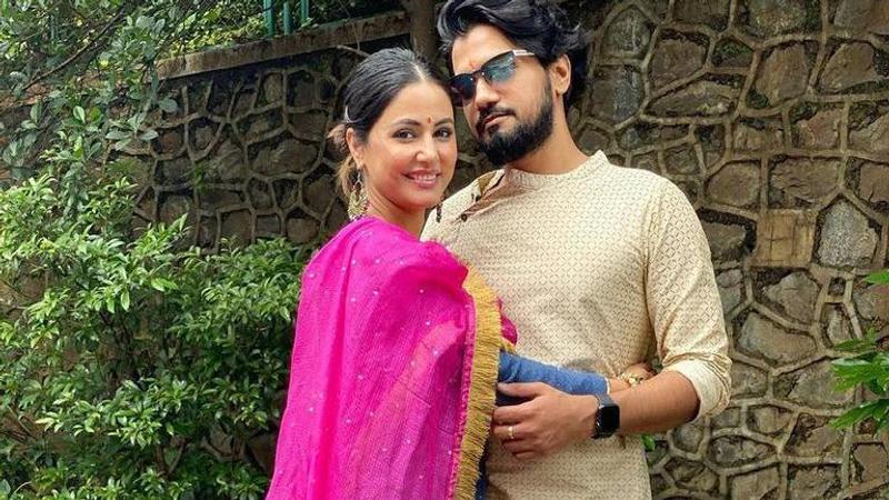 Hina Khan's beau Rocky Jaiswal pens wishes on her 33rd b'day, calls her 'LIFE of my life'