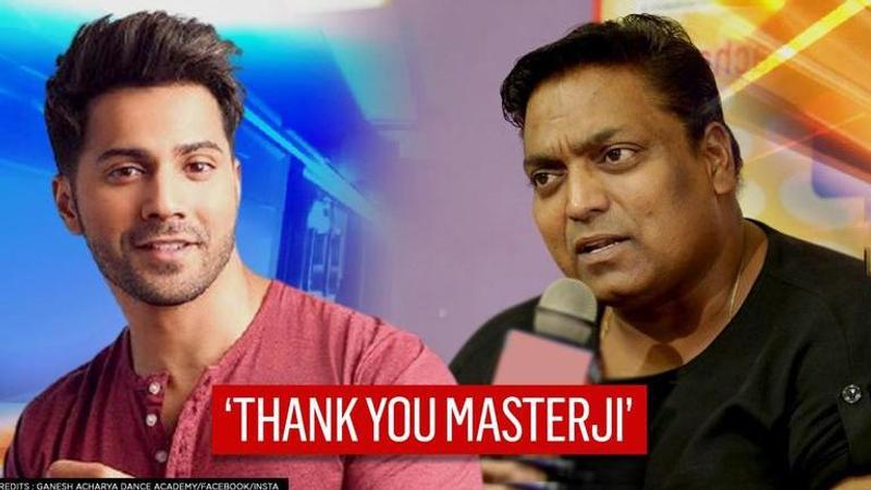 'Coolie No 1': Varun Dhawan thanks choreographer Ganesh Acharya for 'training' him