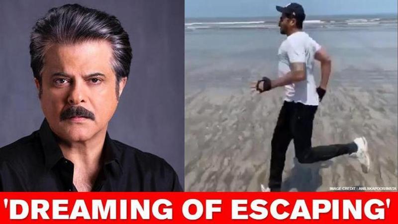 Anil Kapoor turns sprinter on beach, says 'During lockdown I was dreaming about the beach'