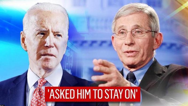 Biden asks Fauci to stay in 'exact same role' that he is in now