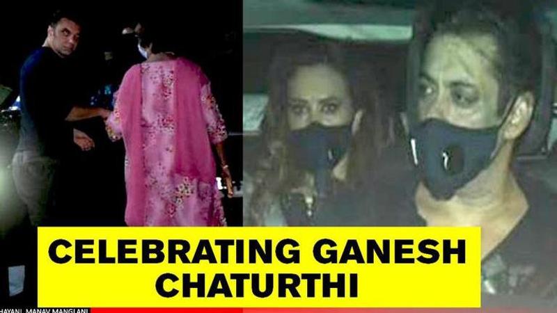 Salman arrives with Iulia as Khans gather for Ganpati celebrations at Sohail's home