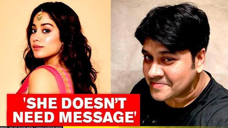 Milap Zaveri gives befitting reply to trolls asking Janhvi Kapoor to ‘learn acting'