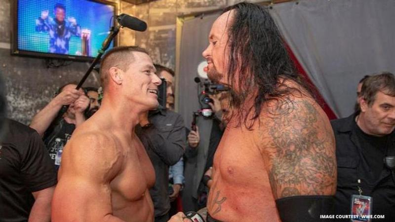 undertaker and John Cena