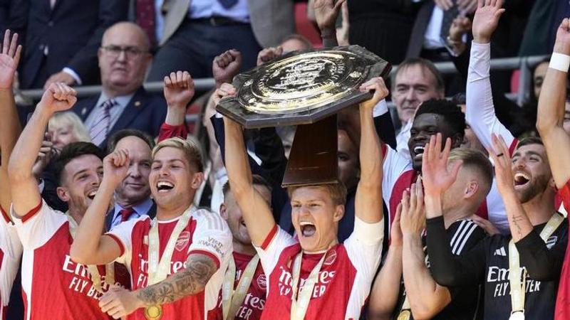 Arsenal beats Manchester City in penalty shootout to win Community Shield after stoppage-time equalizer