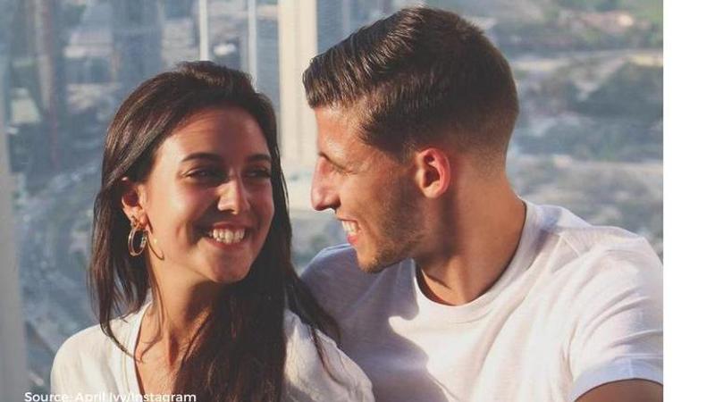 Ruben Dias and his girlfriend