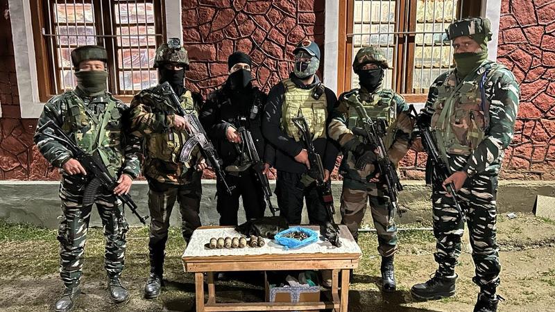 Terrorist hideout busted in Jammu and Kashmir's Bandipora