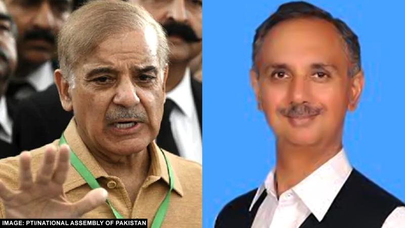 Former Prime Minister of Pakistan Shehbaz Sharif and PTI Leader Omar Ayub