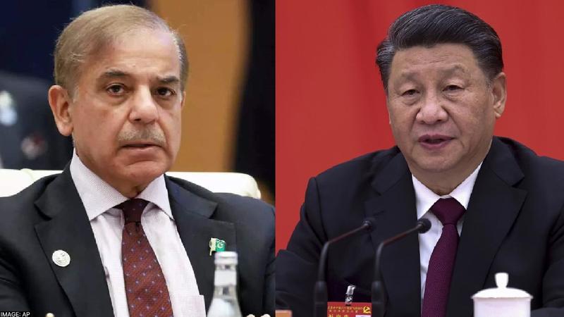 Pakistan's newly elected PM Shehbaz Sharif and Chinese President Xi Jinping. 