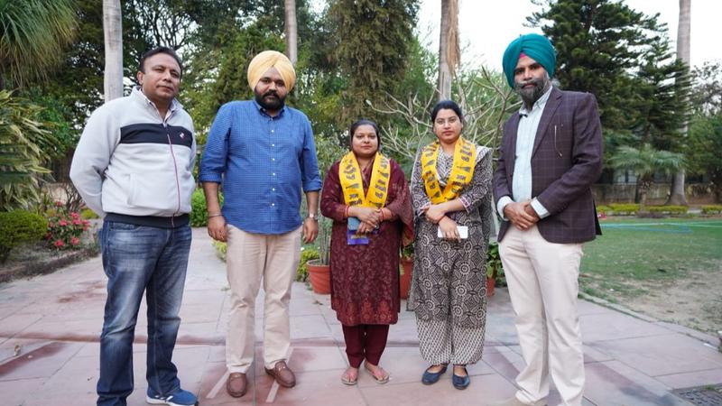 Chandigarh: Two Aam Aadmi Party (AAP) councillors, who joined the BJP, return to AAP.