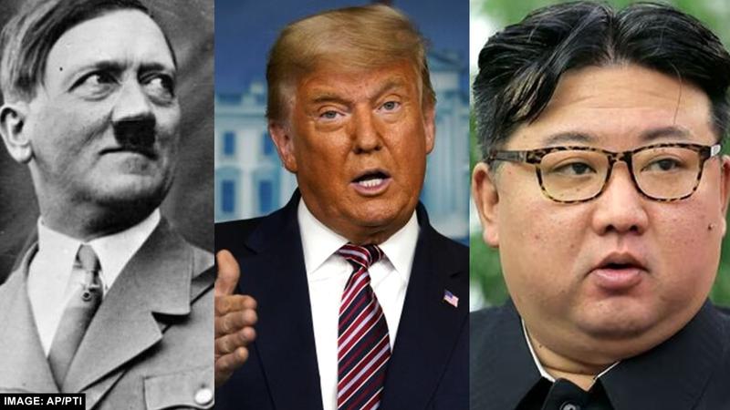 German dictator Adolf Hitler, Former US President Donald Trump and North Korean Supreme Leader Kim Jong Un