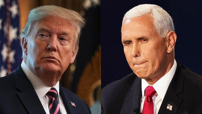 Former US President Donald Trump and Ex-Vice President Mike Pence