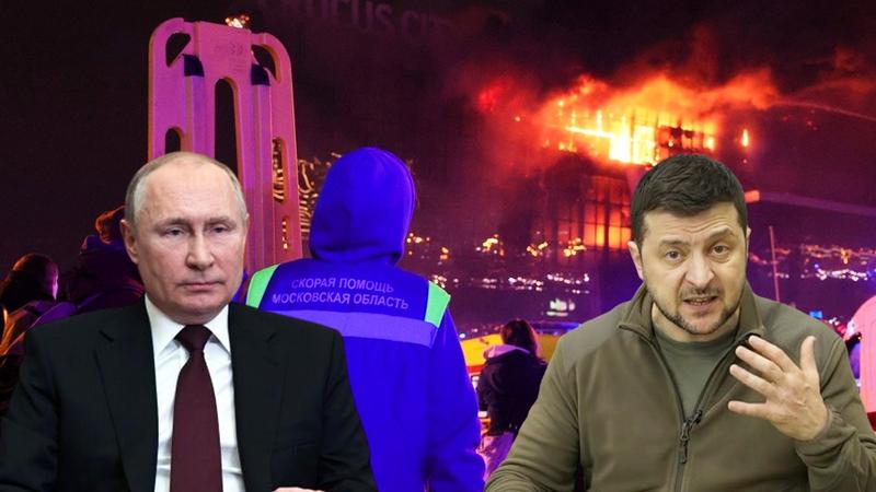 Russian President Vladimir Putin and Ukrainian President Volodymyr Zelenskyy