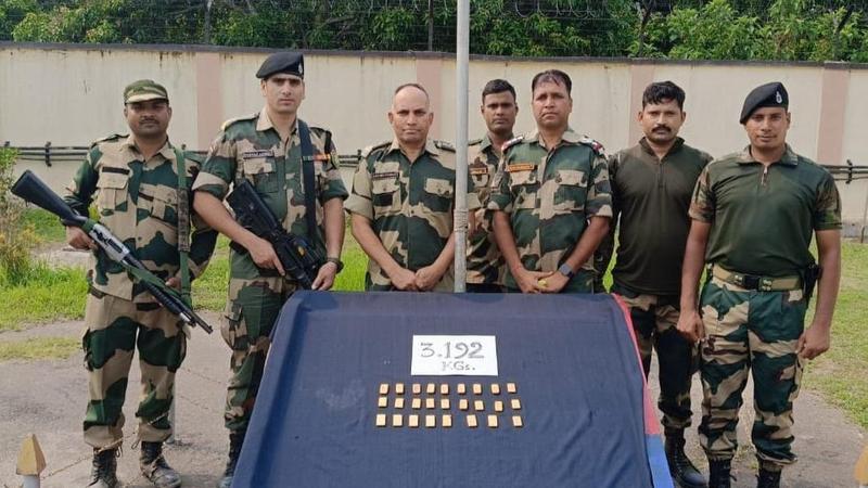 BSF seizes smuggled gold worth over Rs 2.35 crore in West Bengal