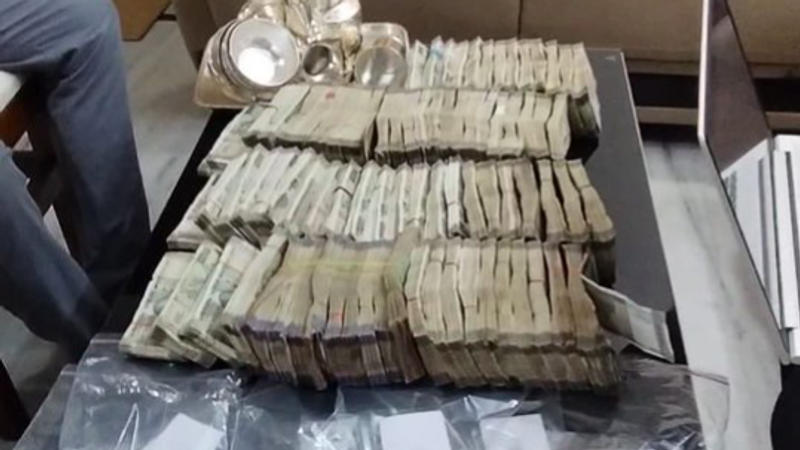 Rs 45 lakh recovered during raids at a police officer's residences in Hyderabad