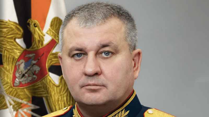  Lt. Gen. Vadim Shamarin, deputy chief of the military general staff, posing for an official photo in Moscow on Oct 6, 2023.  