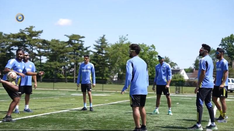 Team India's practice session in New York