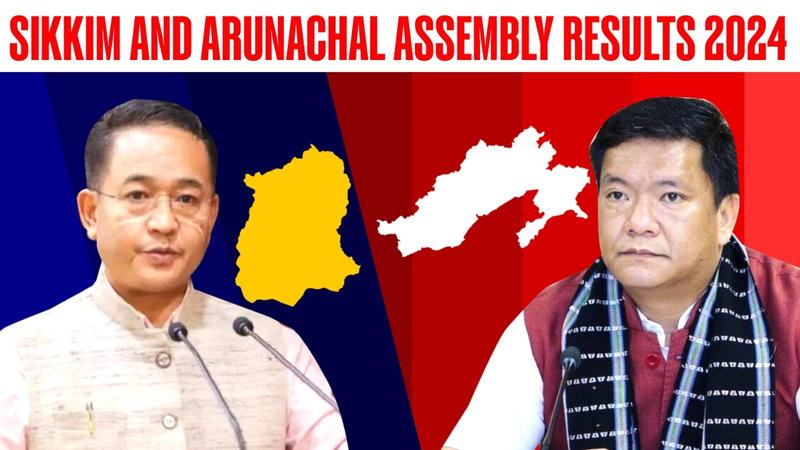 Assembly Elections 2024: BJP Leads in Arunachal, SMK Set to Sweep Sikkim Again