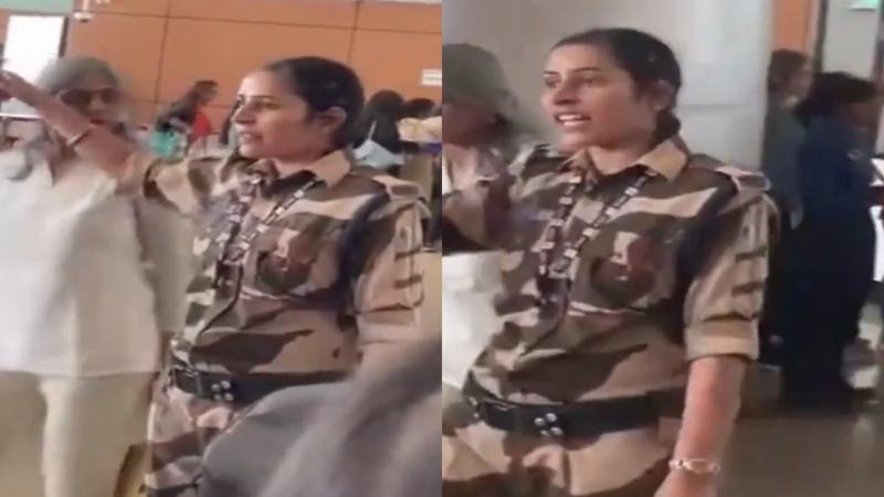 In the video, the CISF constable can be heard saying her mother was among those holding a sit-in protest against the farm laws, which now have been repealed. 