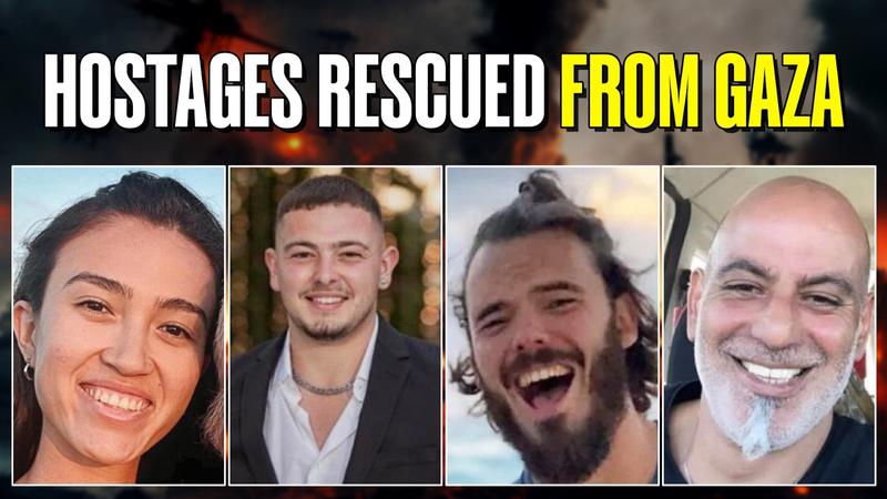 Hostages rescued by Israel