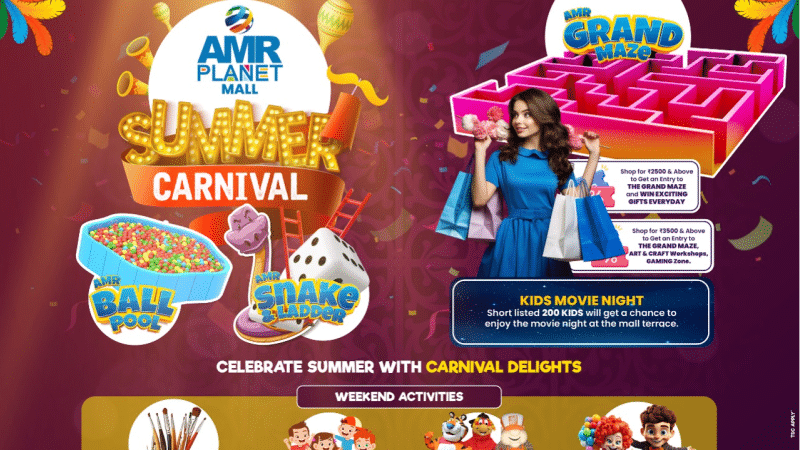 AMR Planet Mall Summer Carnival 2024 is here; all you’ll be served with is pure entertainment. 