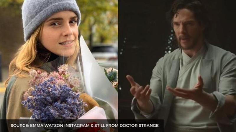 In frame: Emma Watson and Benedict Cumberbatch