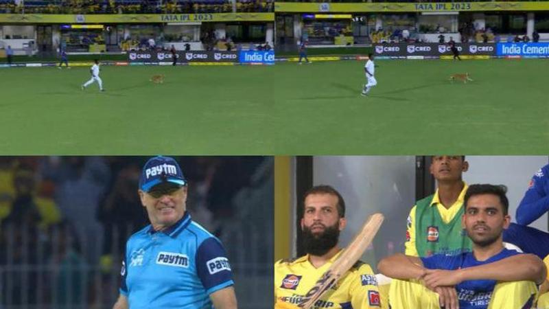 Moeen Ali and Deepak Chahar in CSK change rooms